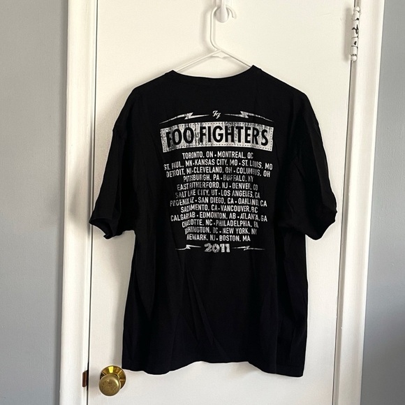 Foo Fighters Wasting Light Tour 2011 T Shirt XXL - Picture 2 of 5
